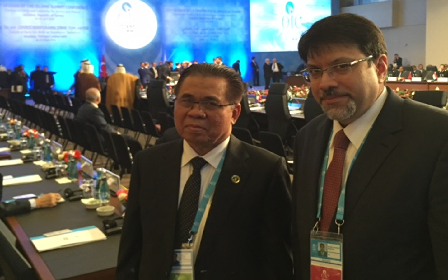 During the 13th Islamic Summit Conference in Istanbul, Republic of Turkey on April 14-15, 2016